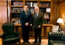 El Gobernador Gerardo Zamora recibió la visita protocolar del reconocido jurista Ricardo Gil Lavedra