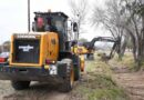 Obras Públicas de la Capital trabajó realizando el mantenimiento del desagüe pluvial del barrio Autonomía