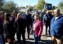 La intendente Fuentes supervisó la apertura de un tramo de la calle Grecia en el barrio Los Inmigrantes