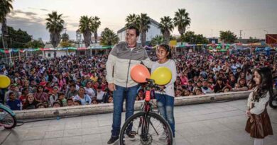 Multitudinaria celebración del Día del Niño en Clodomira