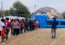 Garza vivió una experiencia única con el Planetario Móvil 360°”
