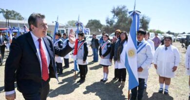 Zamora en la apertura de la Expo Sociedad Rural Quimilí 2025