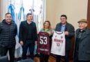 La intendente Fuentes recibió a la comisión directiva del Club Jorge Newbery