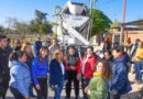 Fuentes supervisó colocación de luminarias en el Barrio Campo Contreras