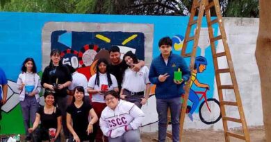 La Dirección de la Juventud de la ciudad dio inicio a la edición 2025 de Pinta Conciencia con alumnos de colegios secundarios