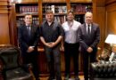Gerardo Zamora, junto al Gobernador electo Elías Súarez, recibieron al diputado Leandro Santoro
