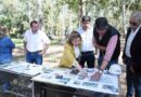 La intendente Fuentes recorrió y supervisó la nueva obra del Parque de la Chacarera