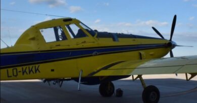 Santiago del Estero suma apoyo aéreo para combatir los incendios en el Parque Nacional Los Alerces