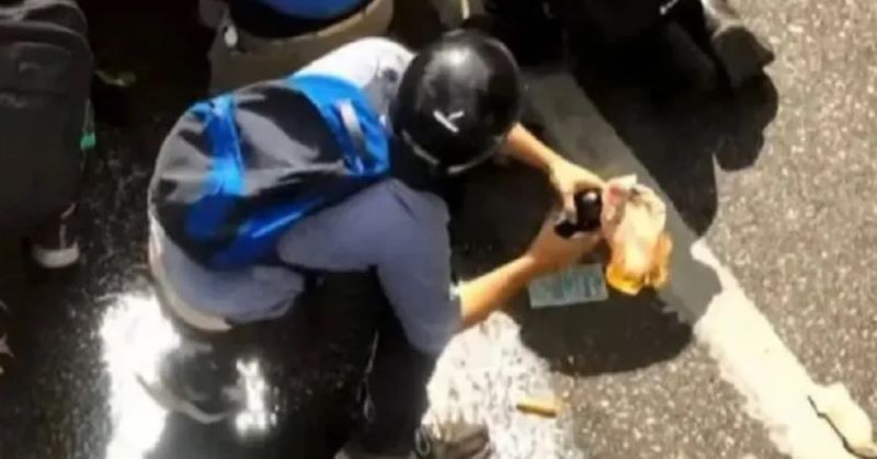 Denuncian a la ministra de Seguridad por presuntos infiltrados que arrojaron molotov frente al Congreso