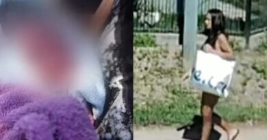 Filtran una imagen de la mujer que habría abandonado al bebé recién nacido en una bolsa