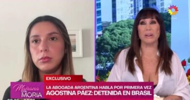 Agostina Páez: “Estoy mal, pensando que puedo ir presa en Brasil donde todo el mundo me odia”