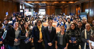 Alumnos del interior visitaron la Casa de Gobierno