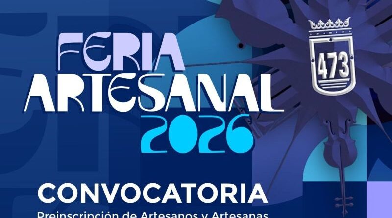 La Municipalidad comenzó el proceso de preinscripción online para los stands de la Feria Artesanal 2026