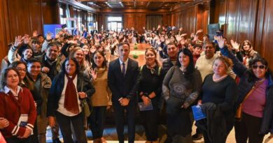 Alumnos del interior visitaron la Casa de Gobierno