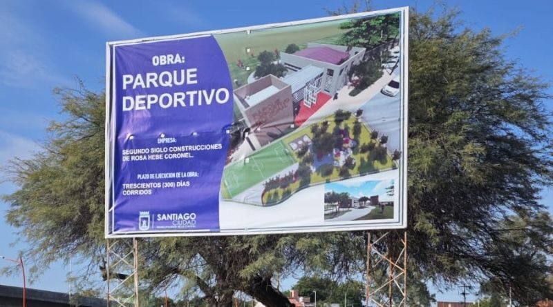 La Intendente Fuentes supervisó el avance de obras del Parque Deportivo