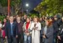La intendente Fuentes inauguró la iluminación Led de más de mil metros sobre calle Arenales