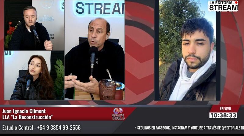 Juan Climent de la LLA: “nuestra línea interna tendrá novedades hasta el lunes 29 de junio”
