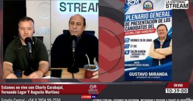 Elecciones municipales en La Banda: presentación de candidatos del MFV de Gustavo Miranda