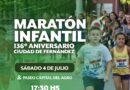 Anuncian Maratón Infantil en el mes aniversario de Fernández