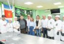 La intendente Fuentes y el secretario Benavente visitaron donde se elabora el alfajor santiagueño gigante que se prepara por el aniversario de la ciudad