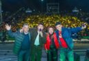 La intendente Fuentes y el secretario Benavente participaron del Festival Día del Amigo que tuvo un lleno total en la plaza Añoranzas
