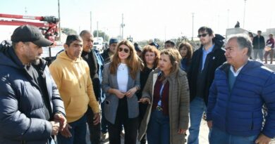 La intendente Fuentes y el secretario Benavente coordinaron trabajos de mejoras en el barrio La Católica