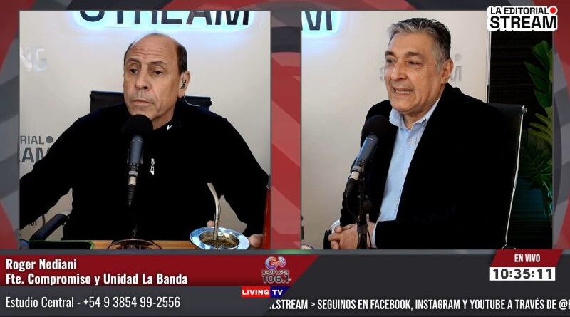 Roger Nediani: “nos atacan porque no tienen un proyecto para La Banda”