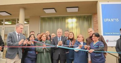 Elías Suárez encabezó el nuevo edificio de la Unidad Primaria de Atención (UPA) N° 15, ubicada en Avda. Colón y Lamadrid, del barrio Sarmiento