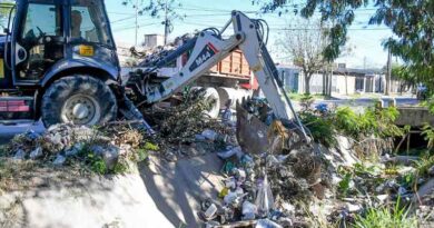 La Municipalidad trabajó en la limpieza de más de 5000 metros lineales de desagües pluviales ubicados en la zona sur de la ciudad