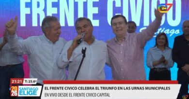 El Frente Cívico festeja los triunfos electorales comunales