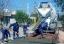La Municipalidad continúa con los trabajos de mantenimiento de calles con material de hormigón y concreto asfaltico
