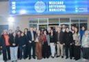 La intendente Fuentes y el ministro Machado estuvieron presentes en el tercer aniversario del Mercado Artesanal Municipal