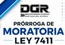 La Dirección General de Rentas de la provincia prorrogó por treinta días corridos el acogimiento a moratoria