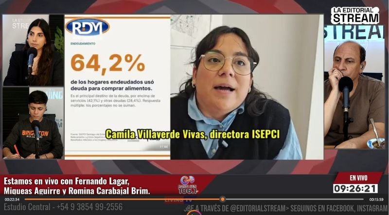 Informe local: 64% de hogares en Santiago toman deuda para alimentos