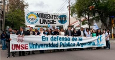 Con una masiva concurrencia se realizó la 5ª Marcha Federal Universitaria en Santiago del Estero