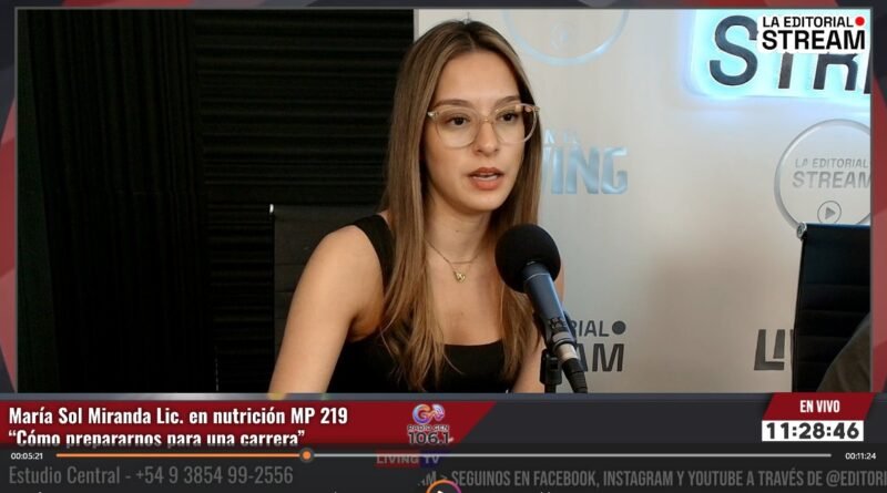 Columna de Nutrición con Sol Miranda: “el día de la carrera (maratón) no se prueban cosas nuevas”